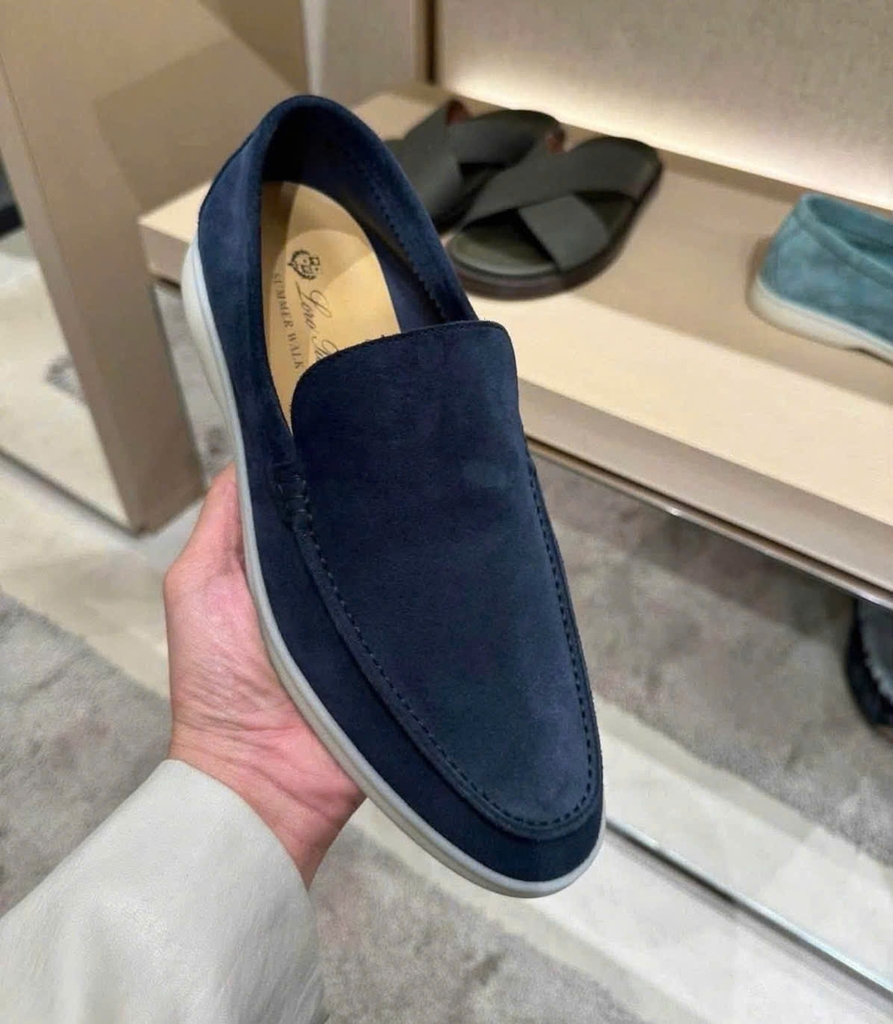 Loro Piana Summer Walk loafer Suede Tan
