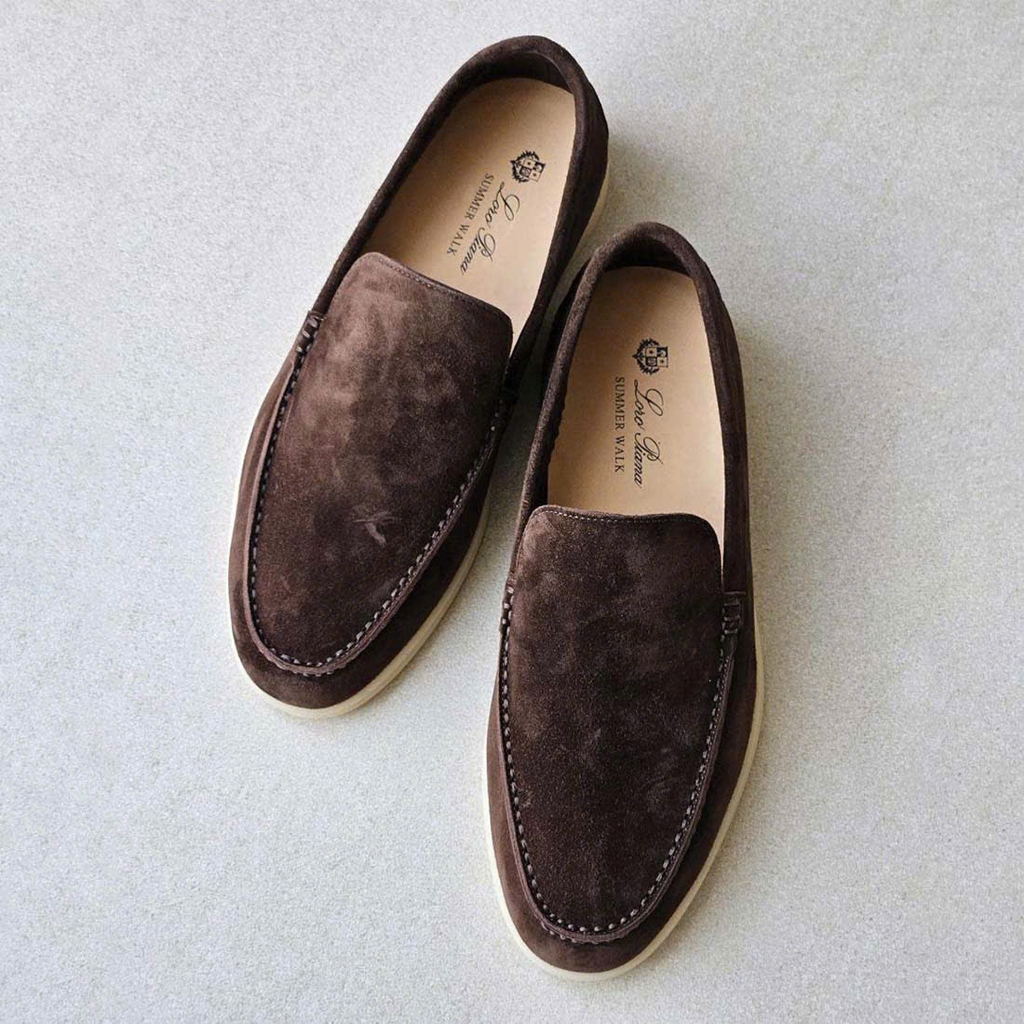 Loro Piana Summer Walk loafer Suede Tan