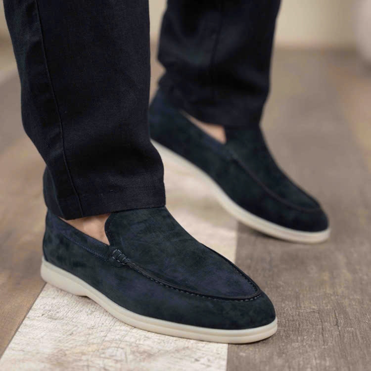Loro Piana Summer Walk loafer Suede Tan