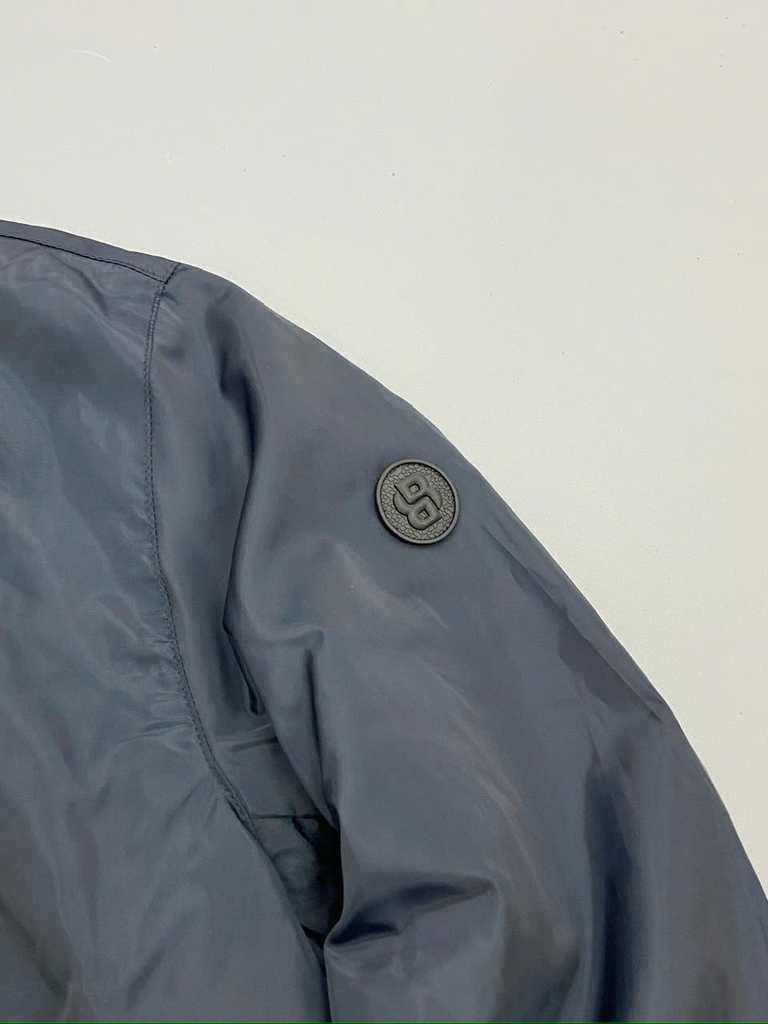 Jacket gió cổ trụ 5cm BOSS màu navy