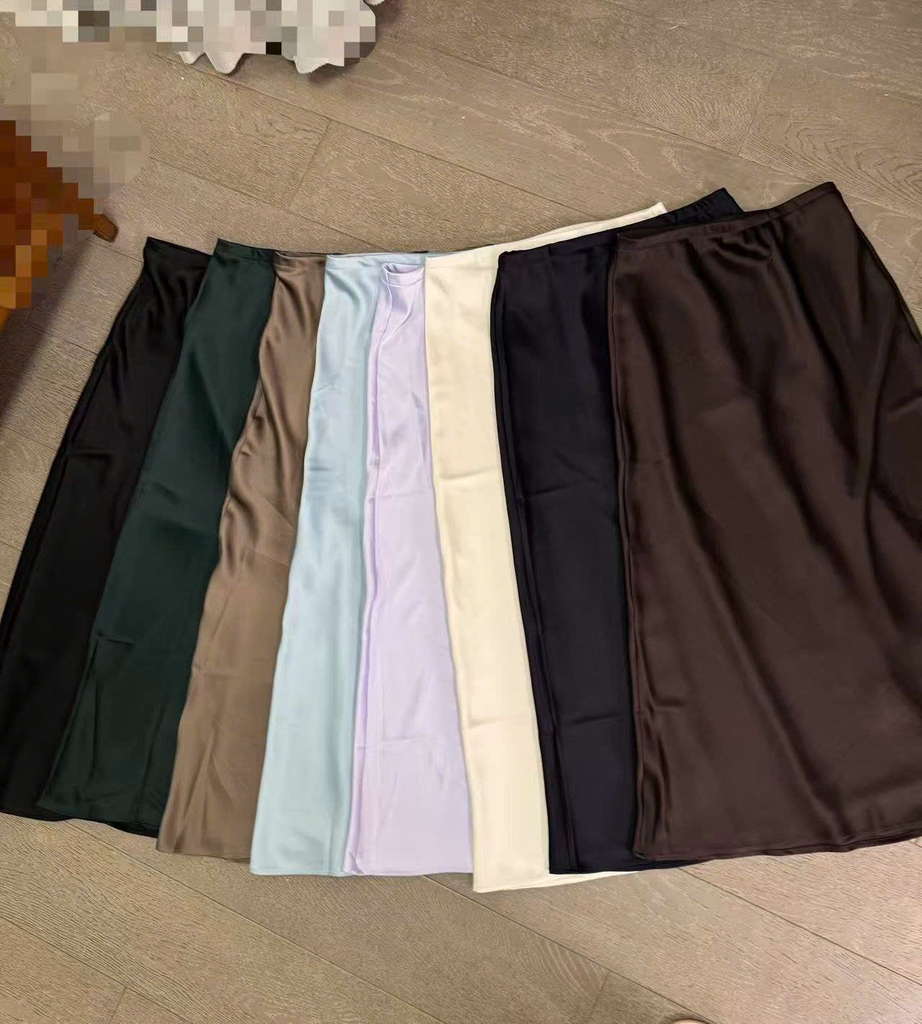 Chân váy midi Melody Satin