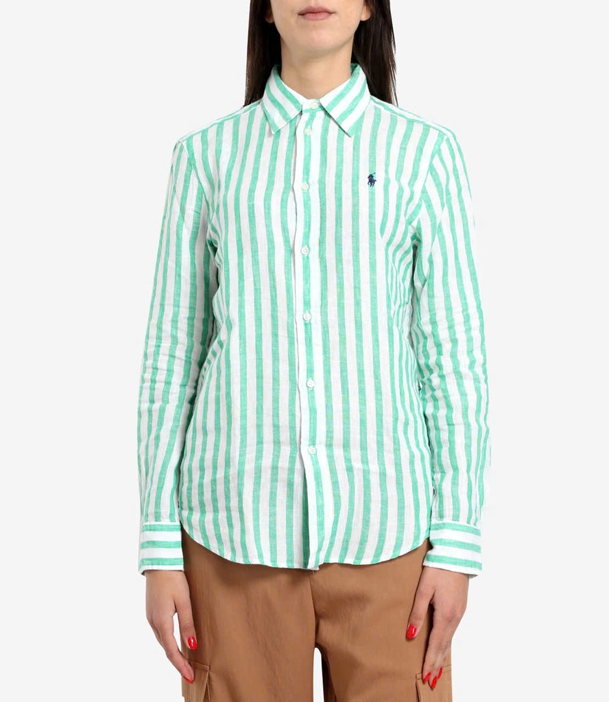 Áo sơ mi  bằng vải lanh hiệu Polo Ralph Lauren