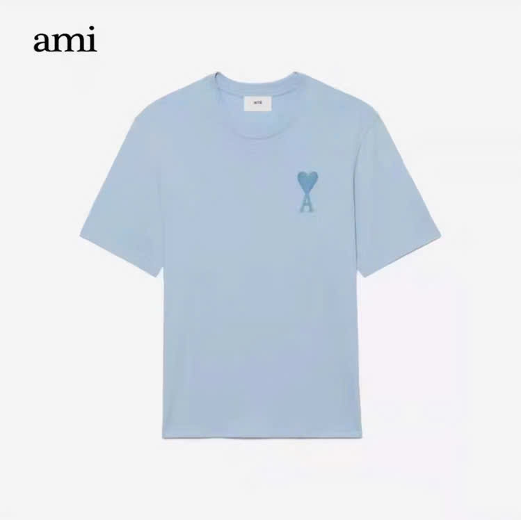 Tshirt AMI dáng over logo tim nhỏ 5 màu