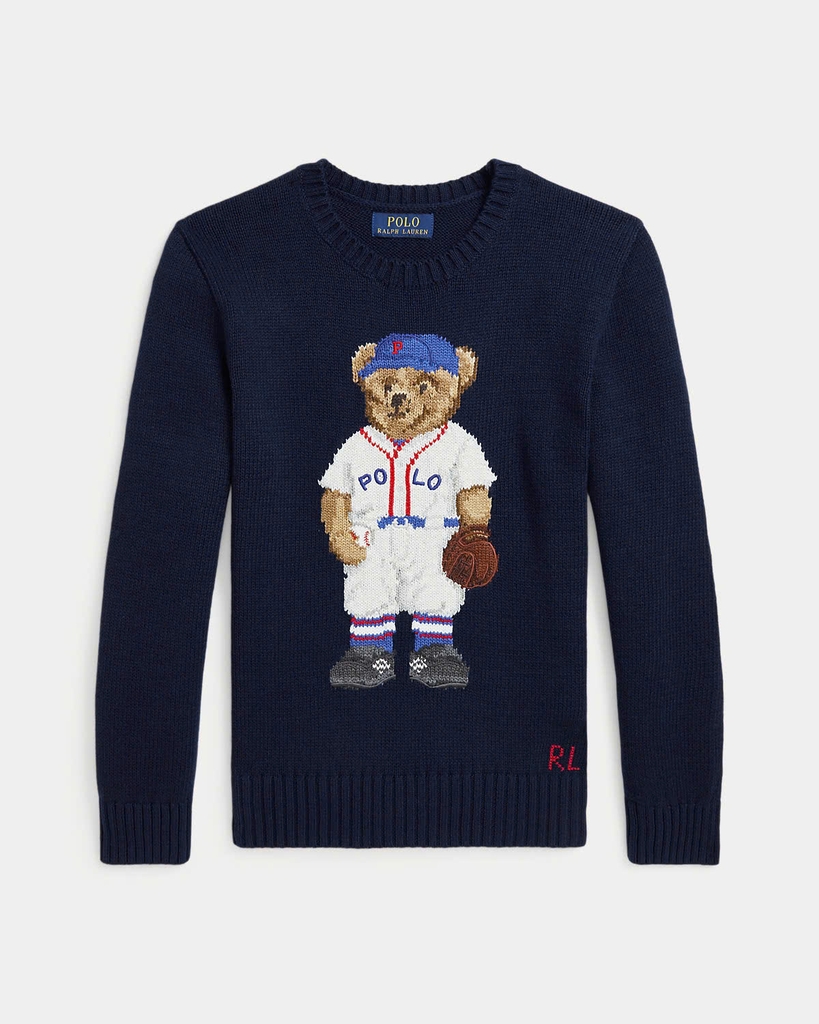 Áo len cotton Polo Bear