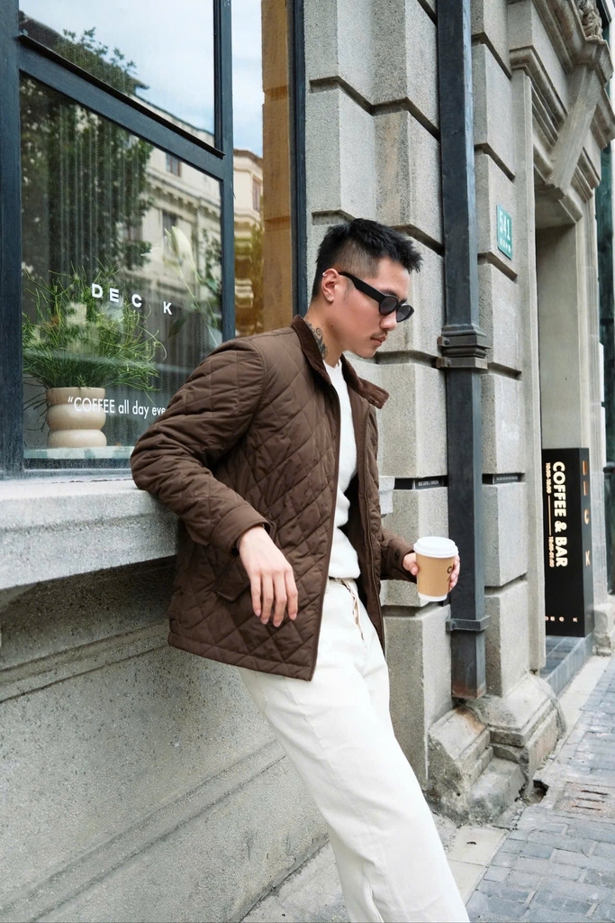 Áo khoác chần bông Polo