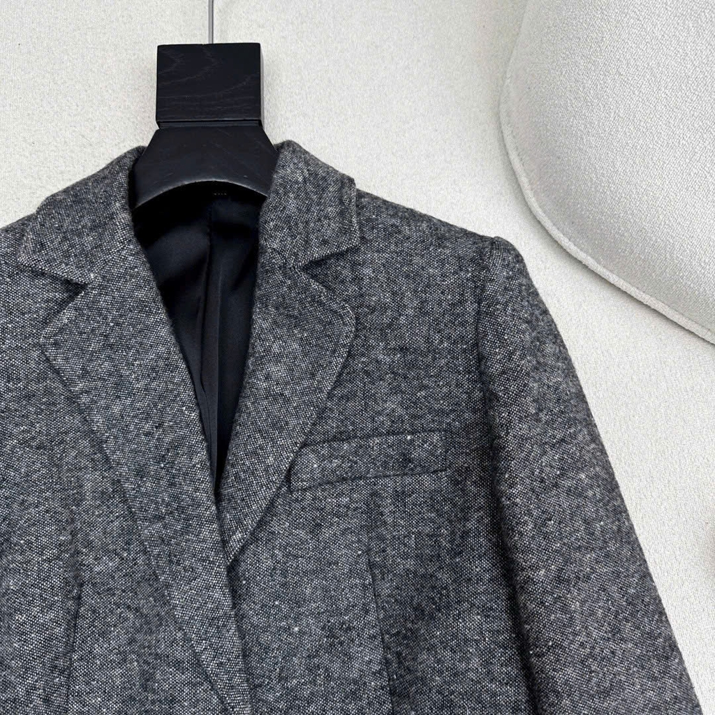 Blazer dạ xương cá MaxMara slimfit