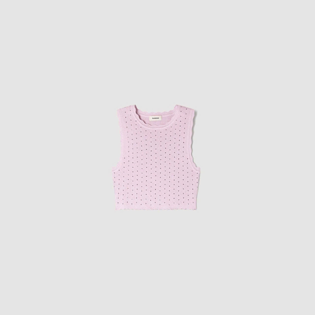 SET ÁO CROP TOP DỆT KIM ĐÍNH ĐÁ CHÂN VÁY DỆT KIM NGẮN ĐÍNH ĐÁ