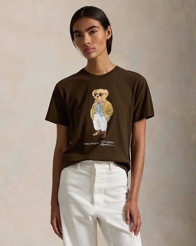 Áo thun cotton jersey hiệu Polo Bear