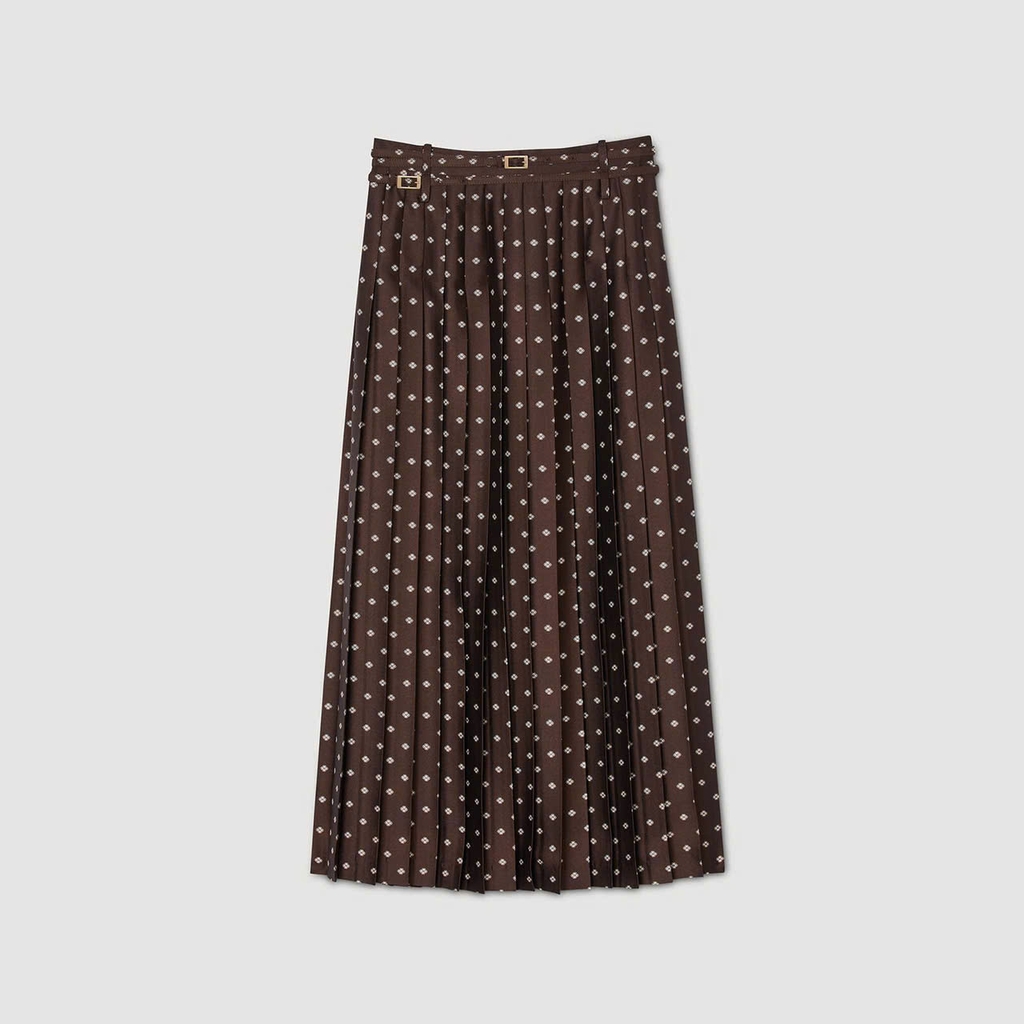 VÁY MAXI IN HỌA TIẾT KHĂN QUÀNG CỔ
