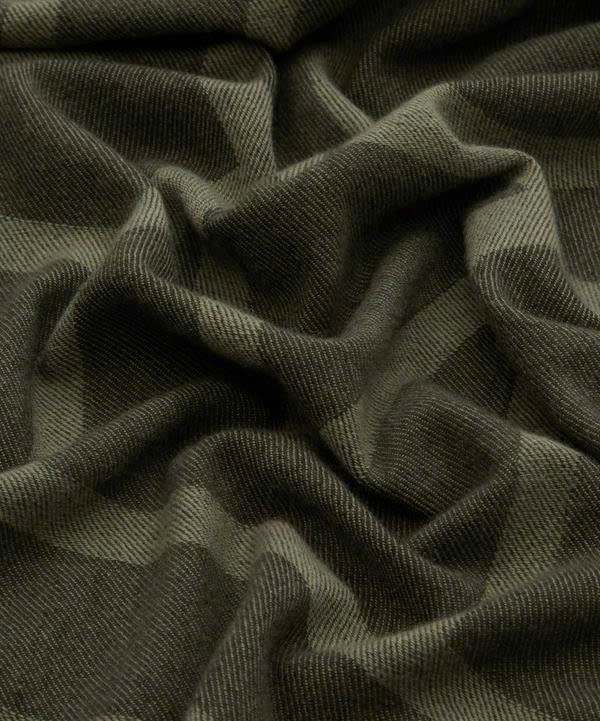 Khăn len cashmere họa tiết Monogram