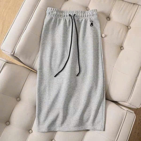 Chân váy thun cotton KARL dáng suông 2 màu