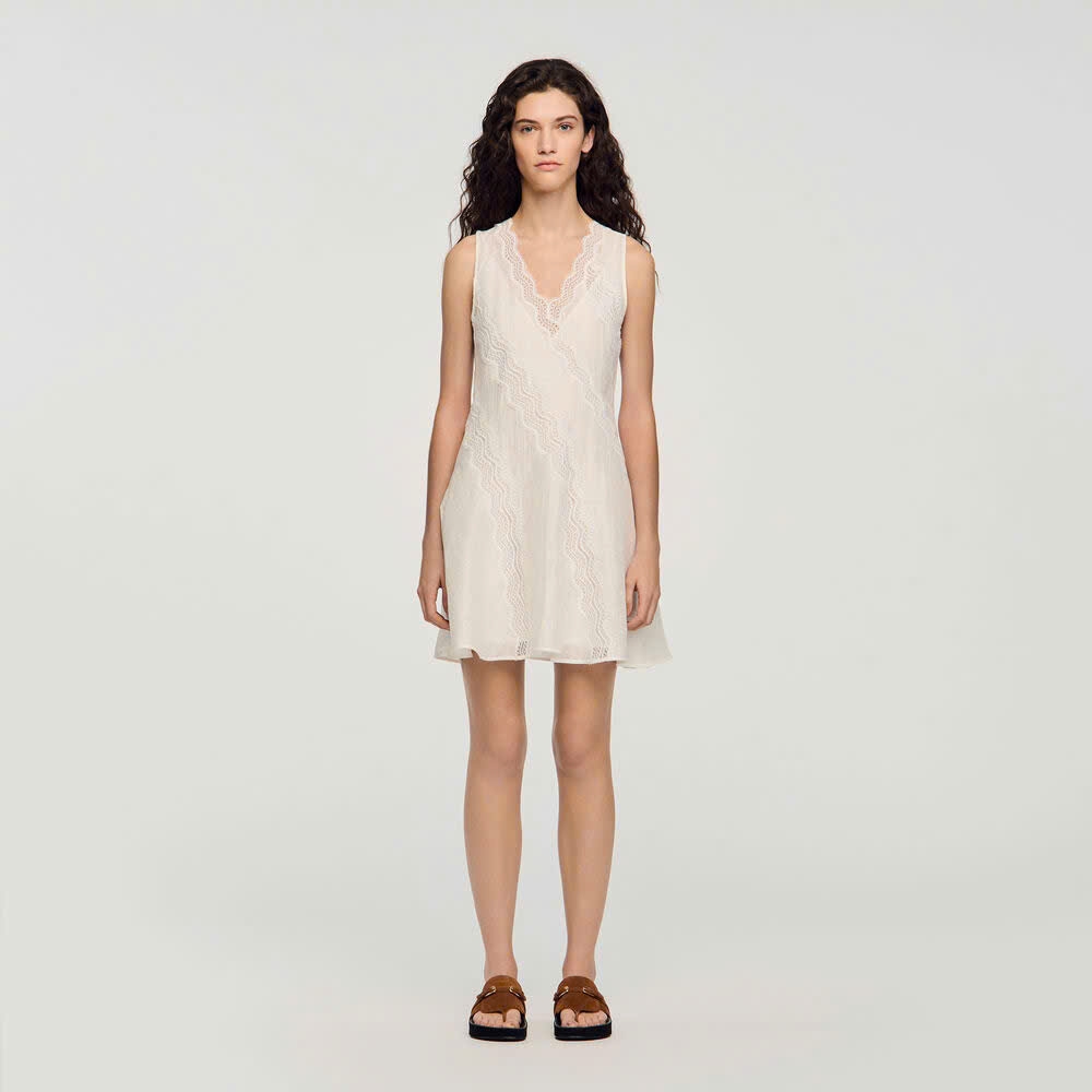 ĐẦM NGẮN BẰNG VẢI LINEN CẮT MAY