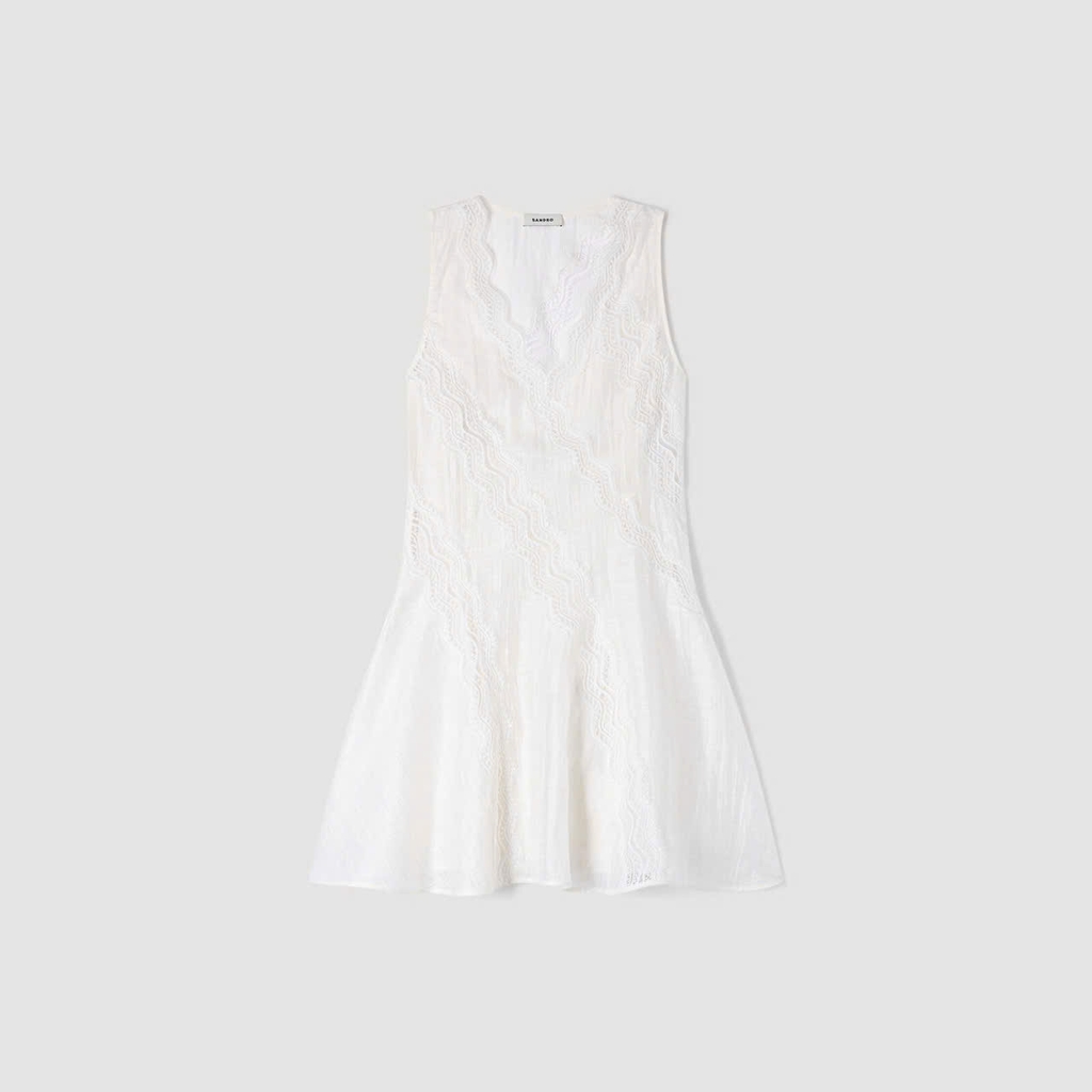 ĐẦM NGẮN BẰNG VẢI LINEN CẮT MAY