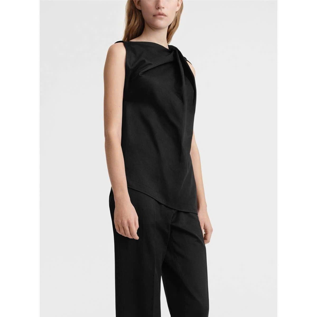 Top TOTEME  xoắn vai 2 màu dáng loose