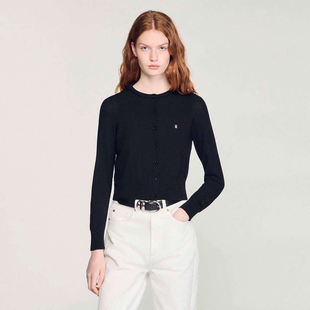 ÁO KHOÁC CARDIGAN NGẮN CỔ TRÒN