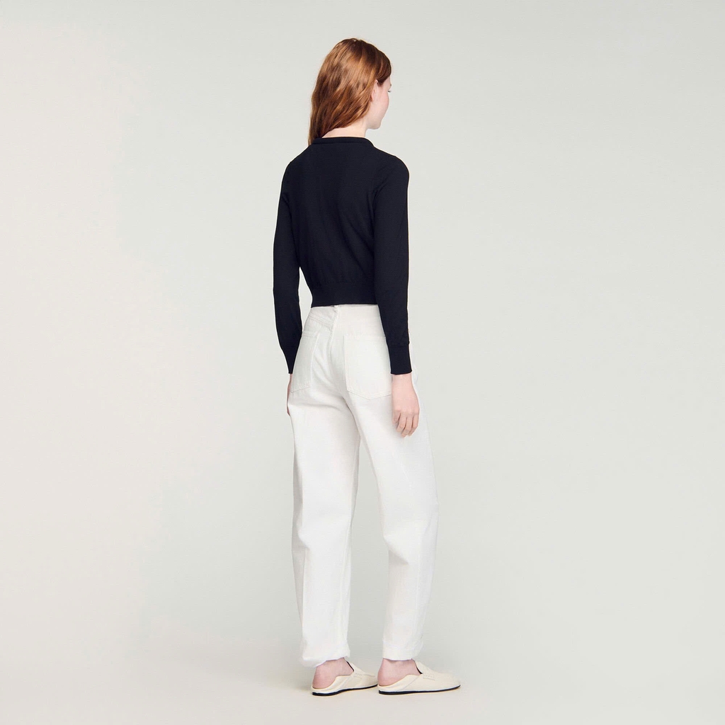 ÁO KHOÁC CARDIGAN NGẮN CỔ TRÒN