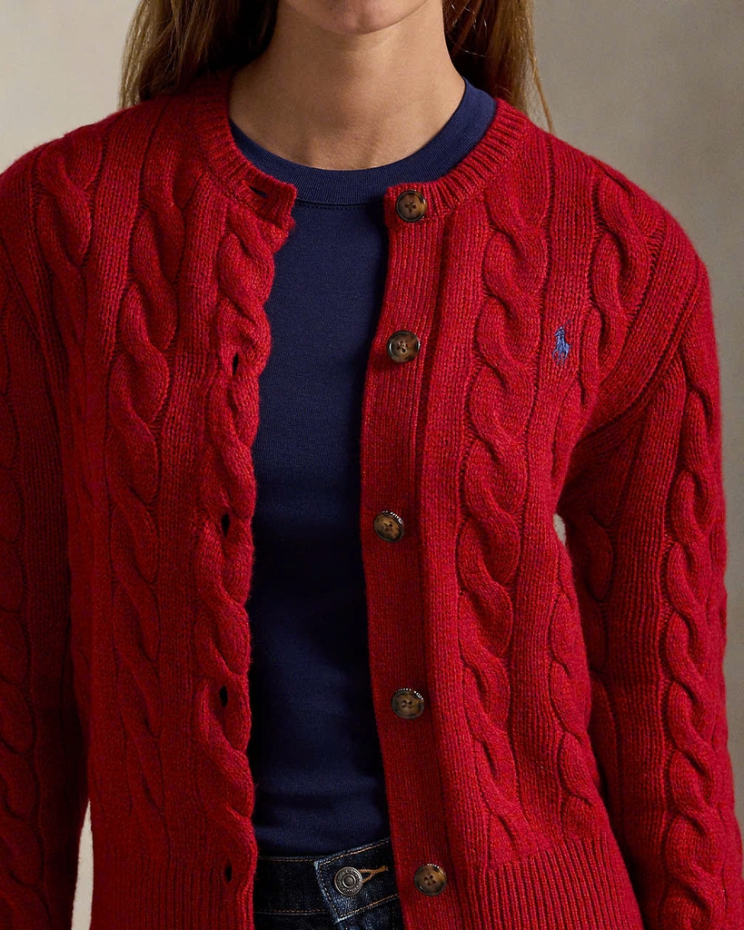 Cable Knit cashmere wool