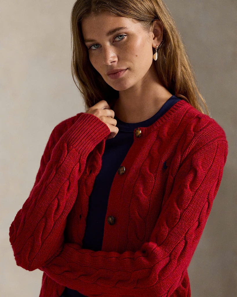 Cable Knit cashmere wool