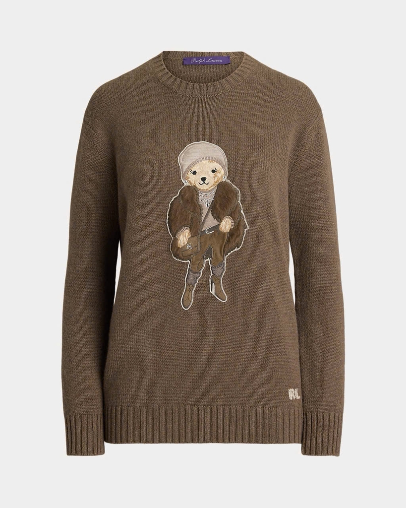 Áo len cashmere gấu Polo mùa đông