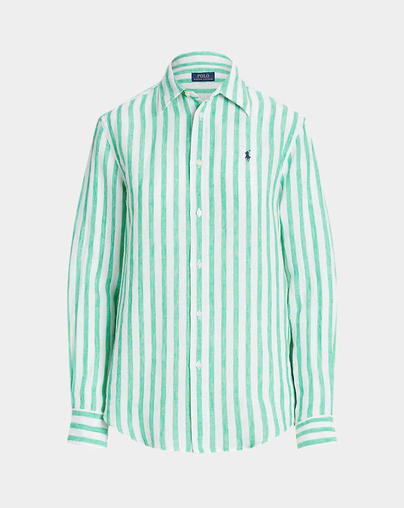 Áo sơ mi  bằng vải lanh hiệu Polo Ralph Lauren