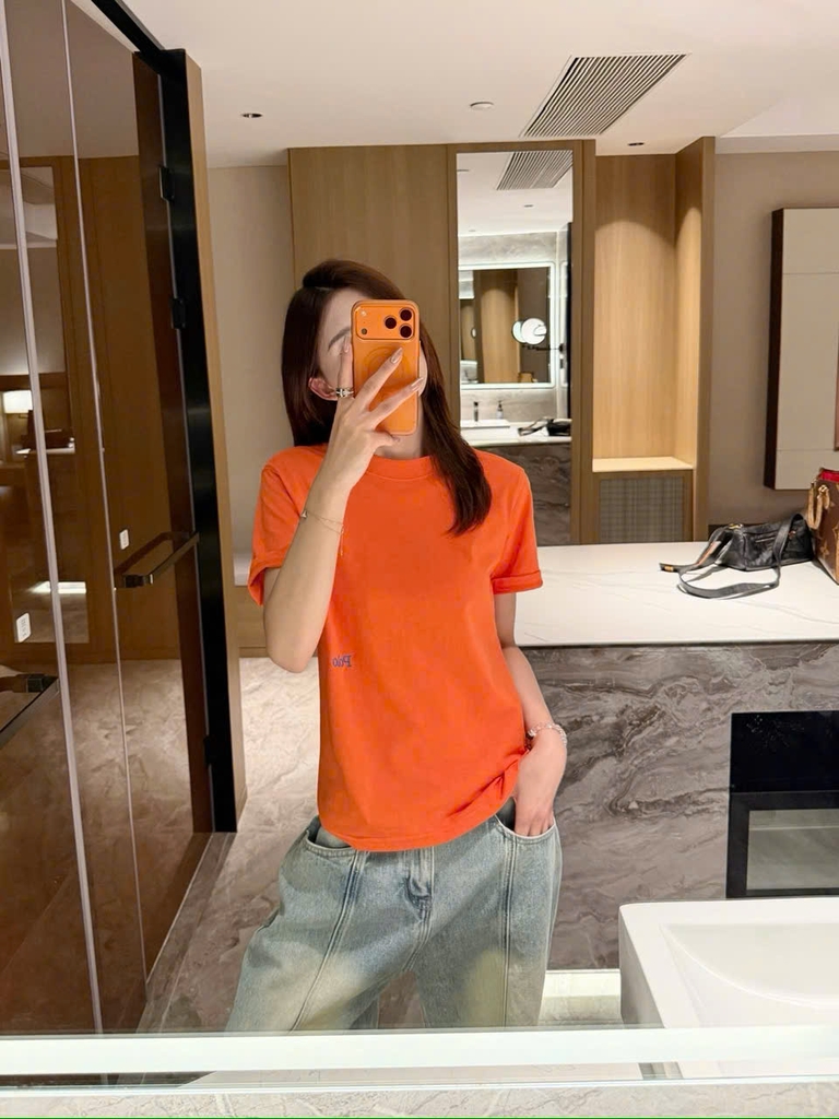 Tshirt POLO cổ tròn logo lưng 3 màu