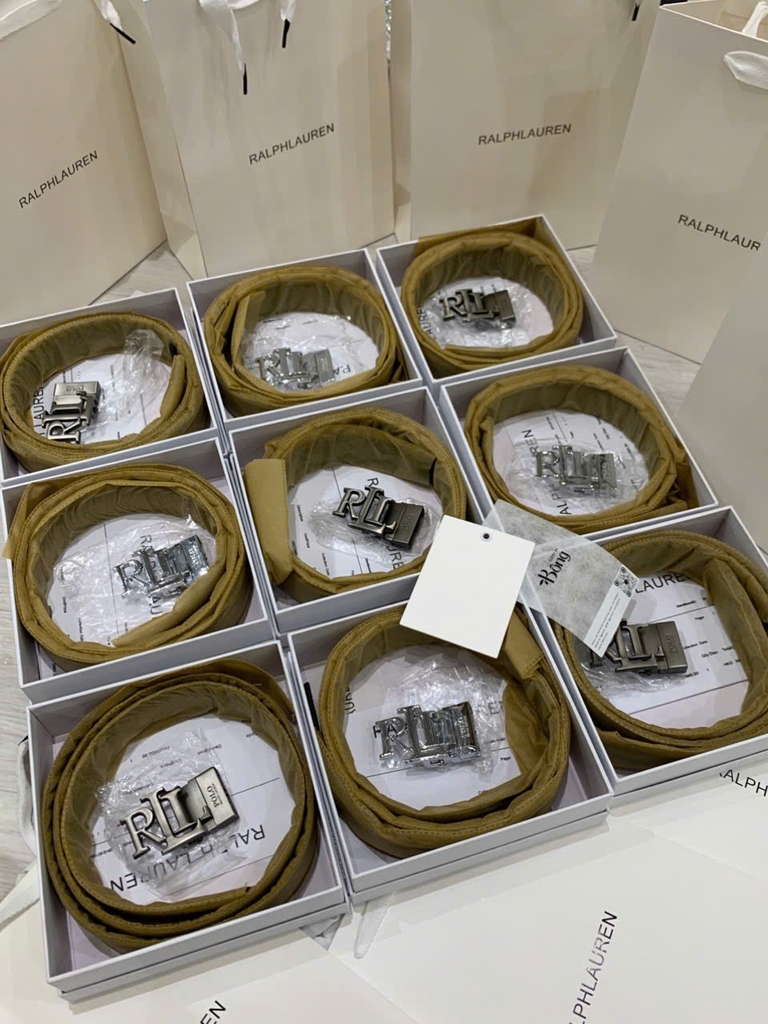 Belt POLO dây da sần 2 màu