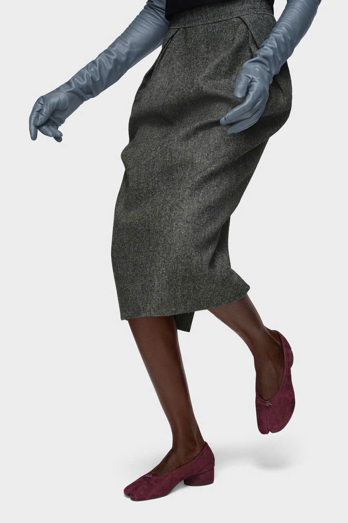 MAISON MARGIELA TABI HEEL BALLERINA (Tabi gót 3cm)