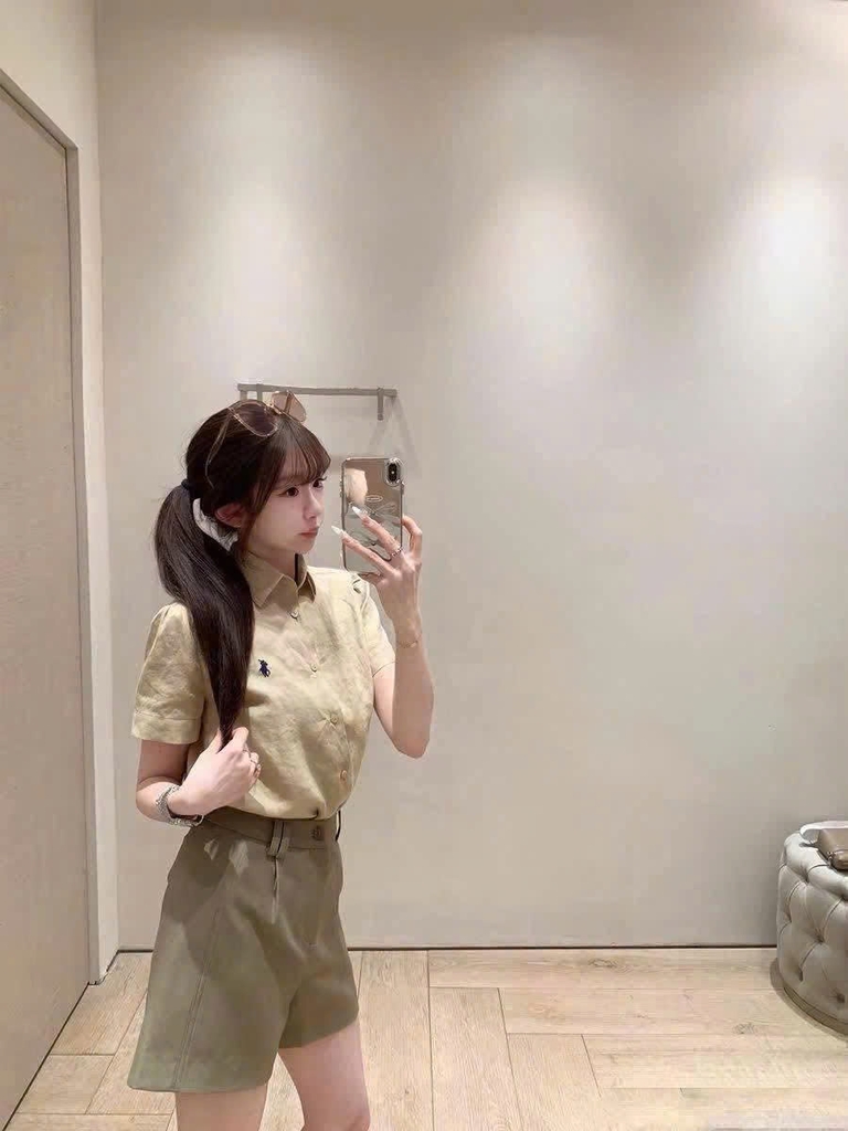 Sơ mi Polo ngắn tay linen 4 màu
