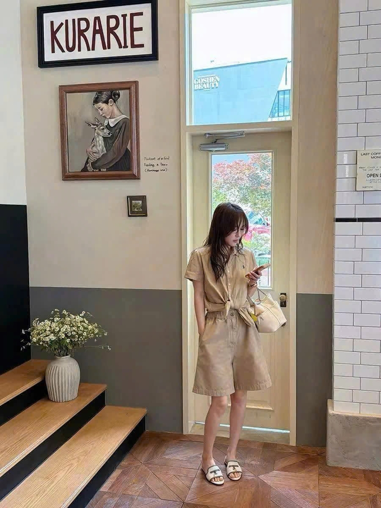 Sơ mi Polo ngắn tay linen 4 màu