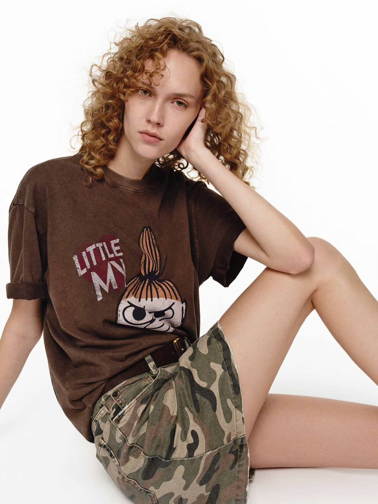 ÁO THUN COTTON IN HÌNH HỌA TIẾT RÁCH RƯỚI