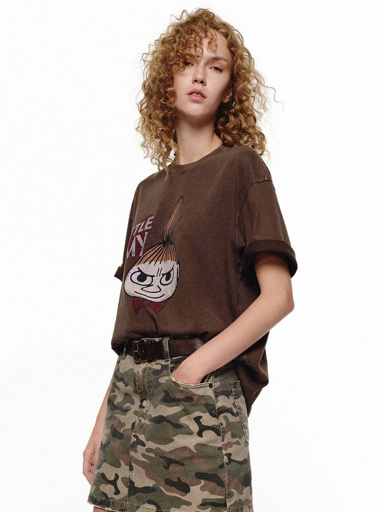 ÁO THUN COTTON IN HÌNH HỌA TIẾT RÁCH RƯỚI