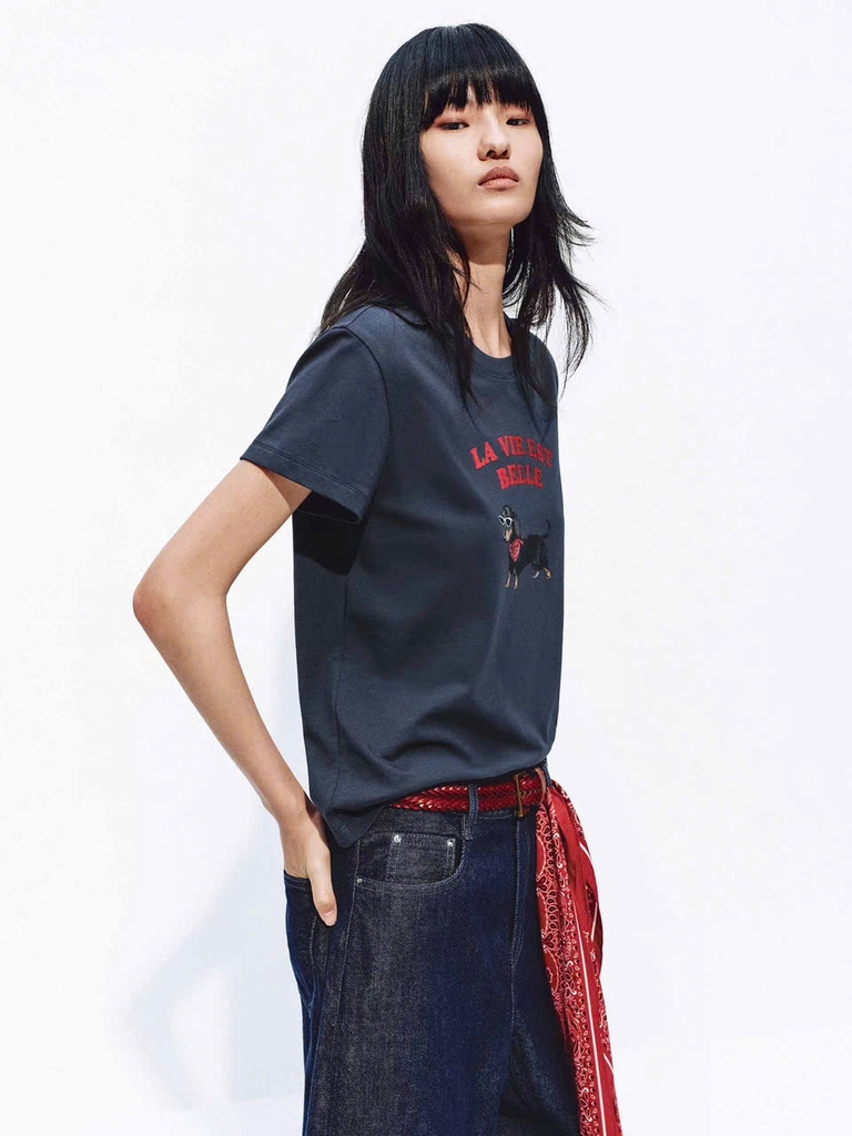 ÁO THUN COTTON IN HÌNH THÚ CƯNG DỄ THƯƠNG