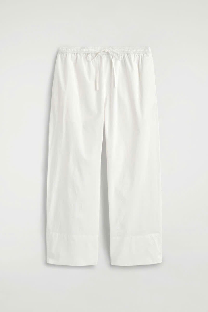 QUẦN ỐNG THẲNG COTTON CÓ DÂY RÚT