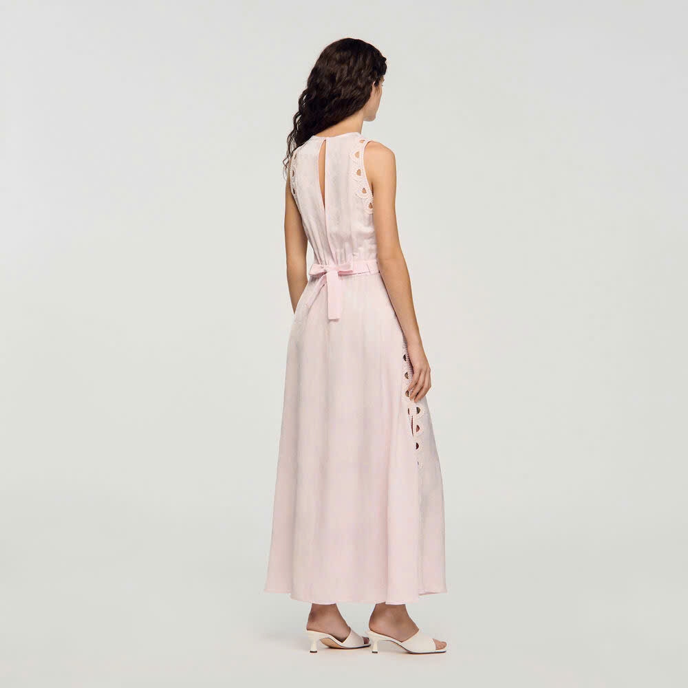 VÁY DÀI HỌA TIẾT HOA JACQUARD