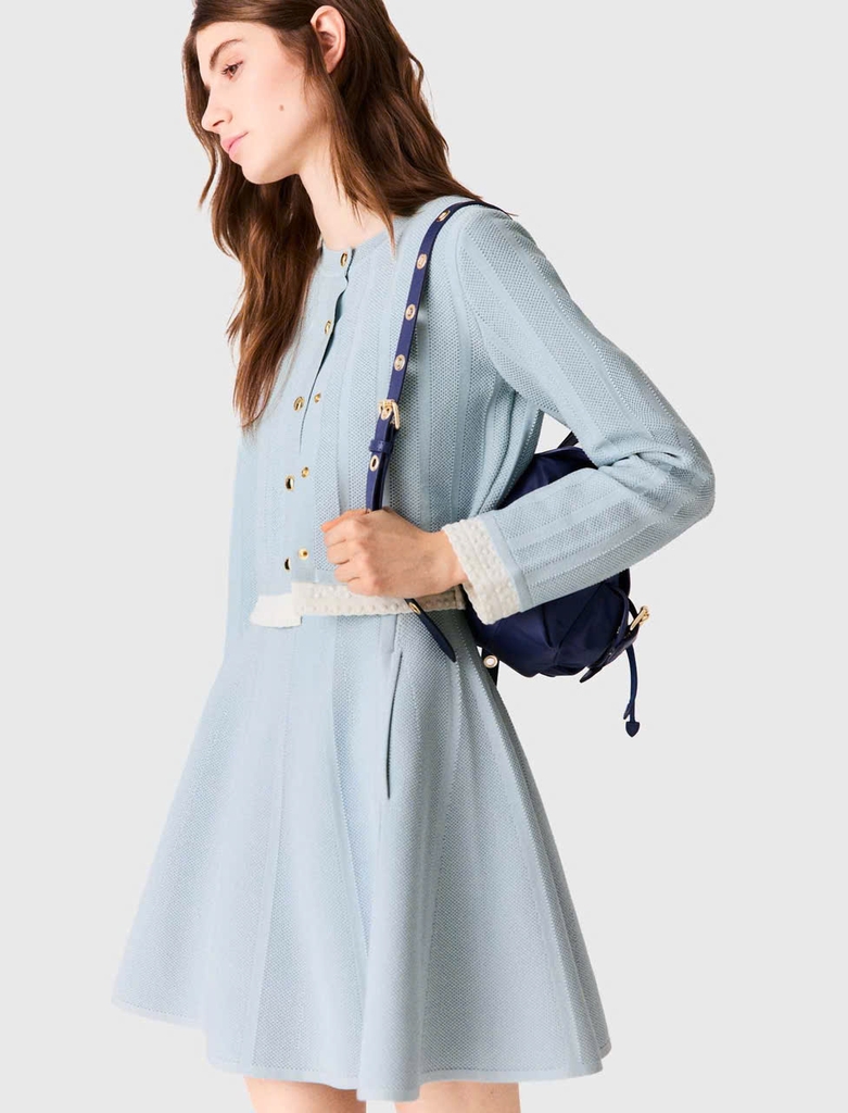ÁO CARDIGAN VỚI VIỀN TƯƠNG PHẢN