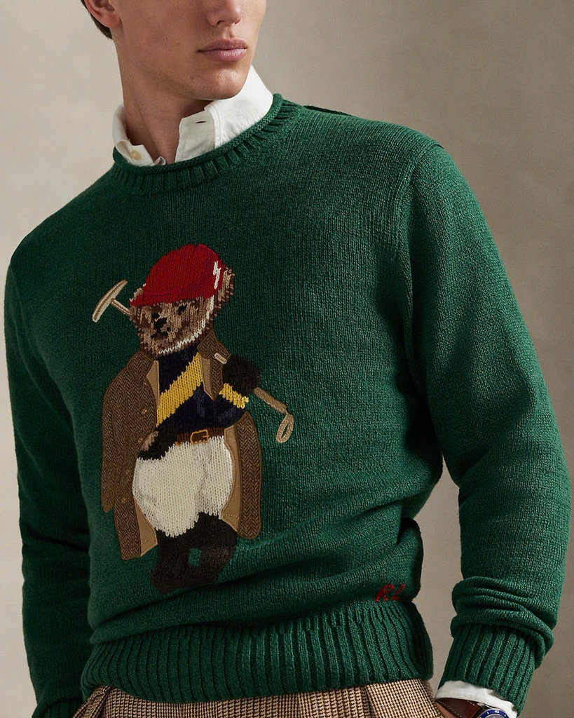 Áo len cổ lọ Polo Bear