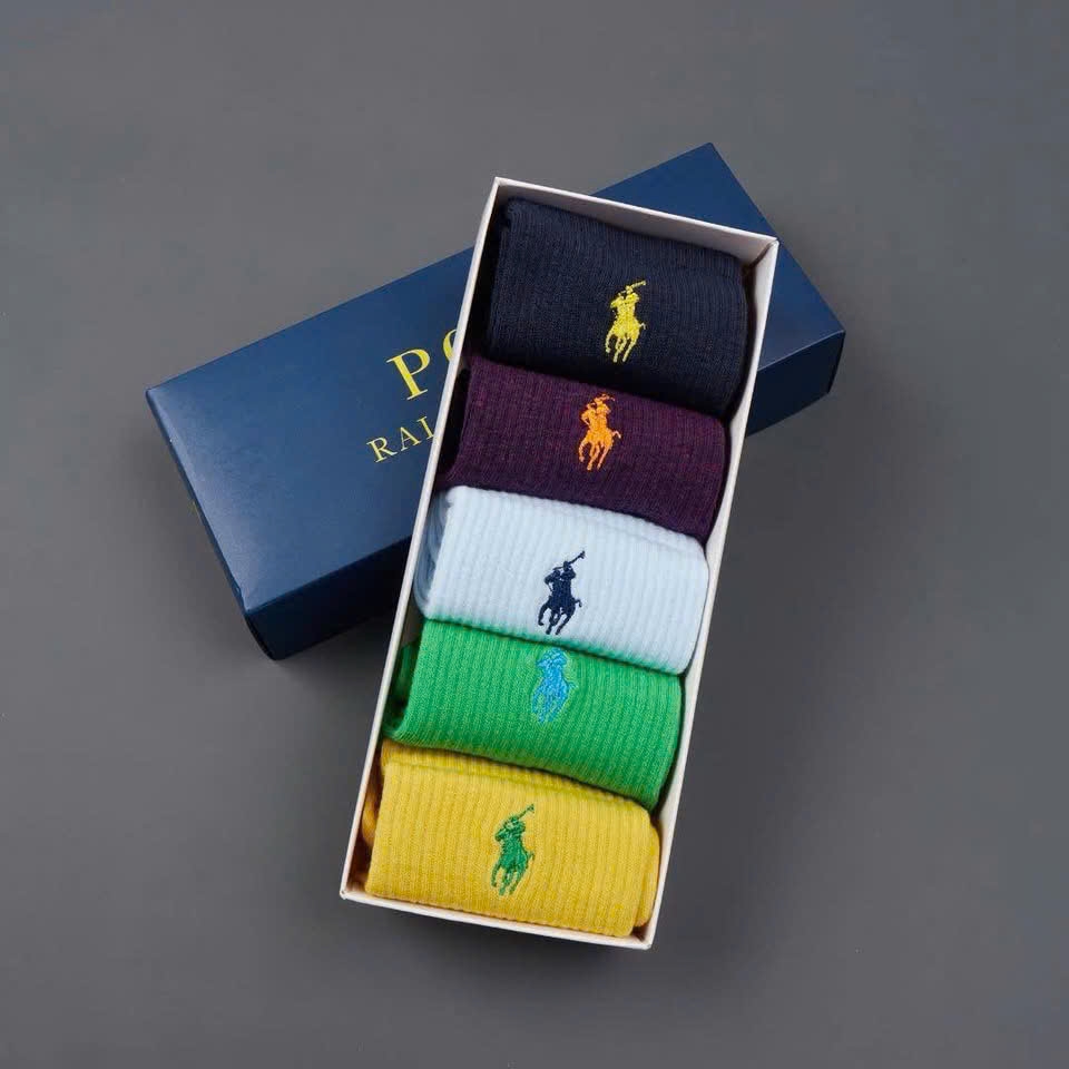 Set tất Polo RL 5pcs fullbox