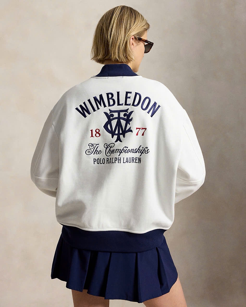 Áo khoác Polo RL dệt kim đôi Wimbledon