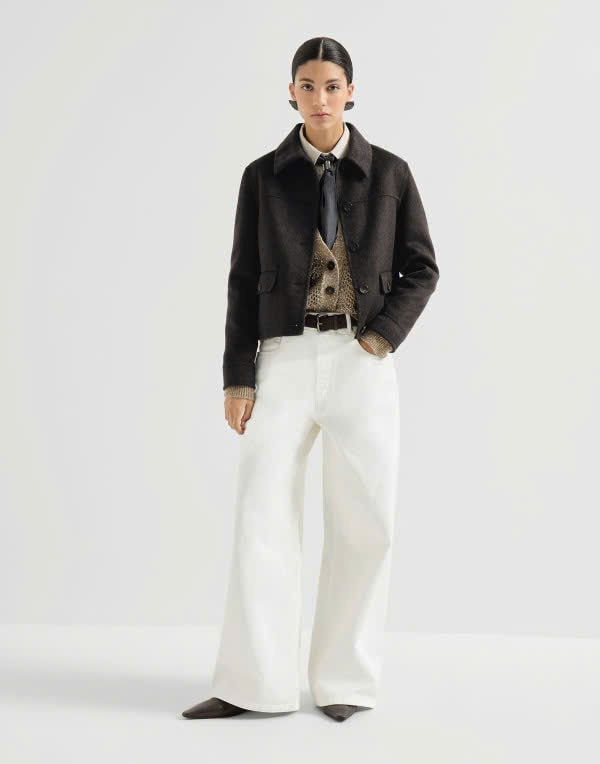 Áo khoác cardigan BRUNELLO hoạ tiết