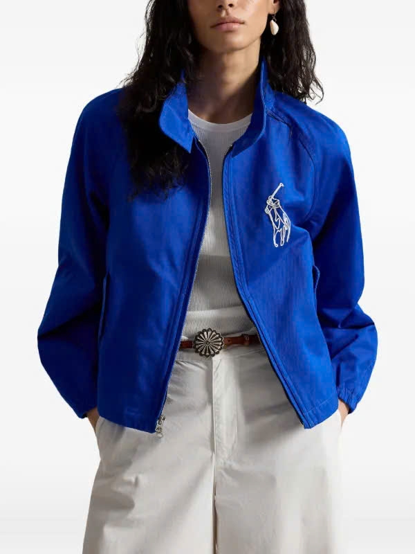 Áo khoác Bomber Polo RL cổ trụ