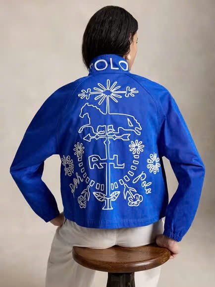 Áo khoác Bomber Polo RL cổ trụ