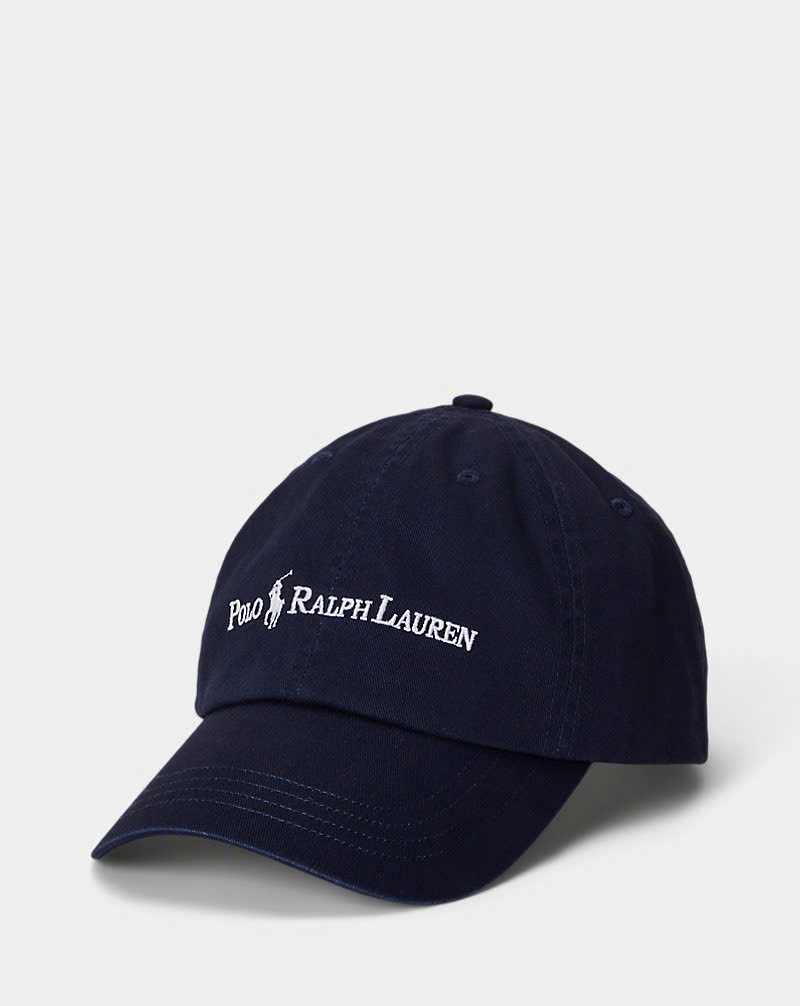 Mũ lưỡi chai POLO RL vải cotton