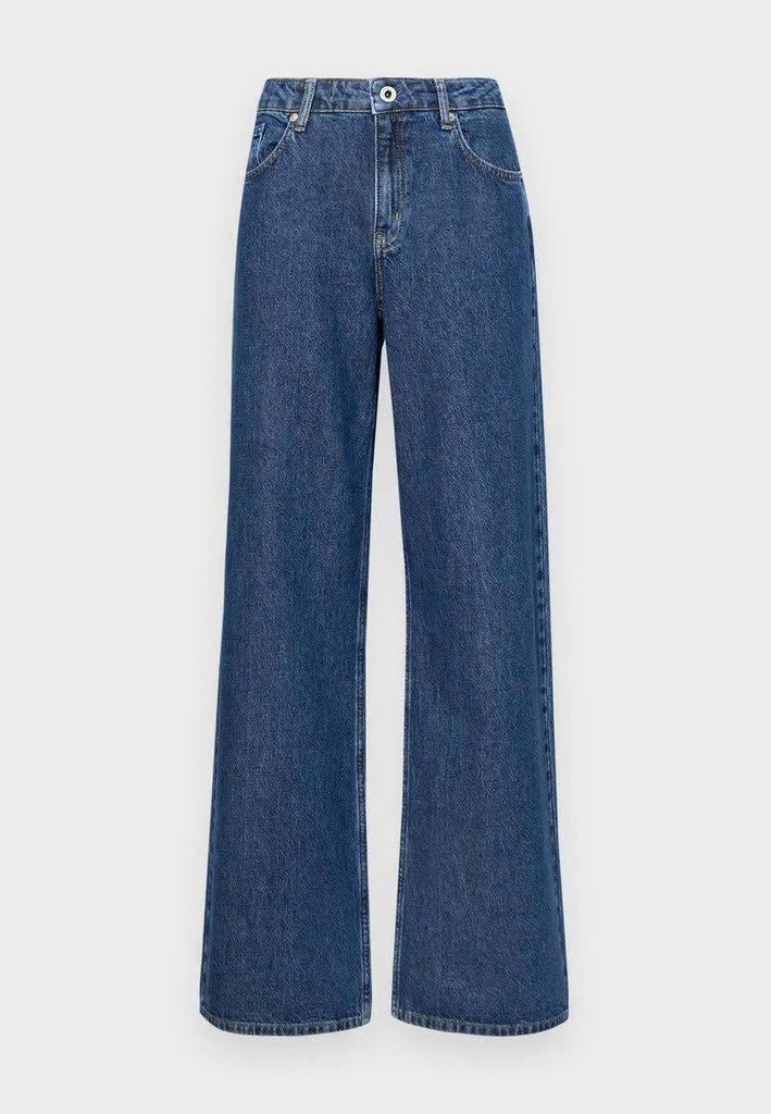 Quần denim KARL màu chàm dáng suông