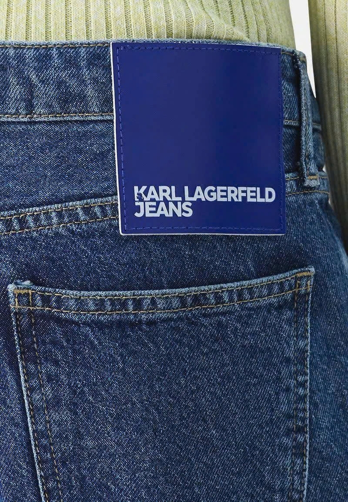 Quần denim KARL màu chàm dáng suông