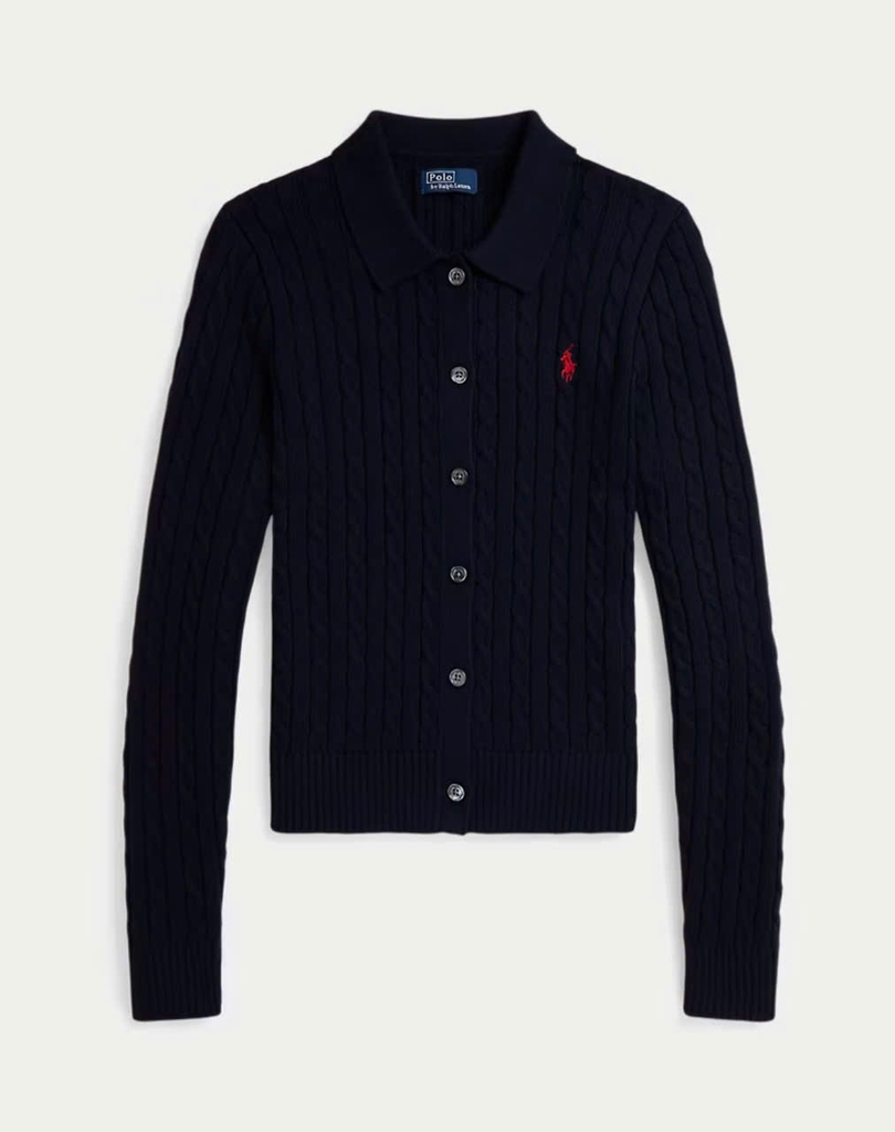 CDG Polo RL vặn thừng cổ bẻ logo ngực 100% cotton 6 màu