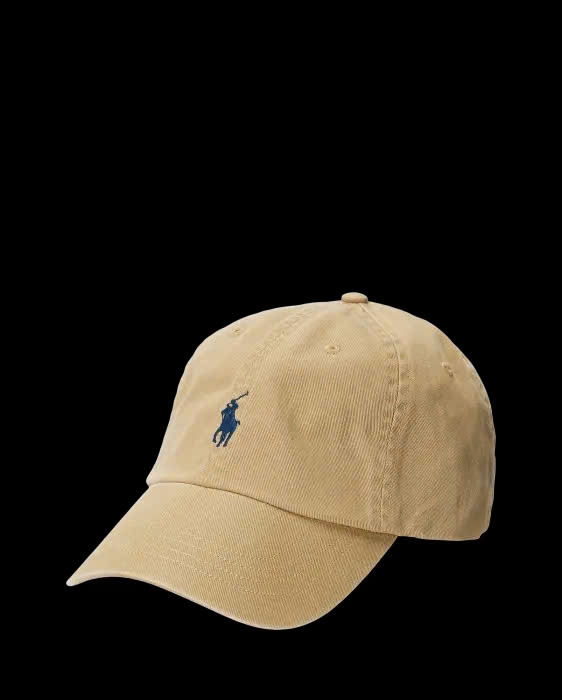 Mũ lưỡi chai POLO RL vải cotton
