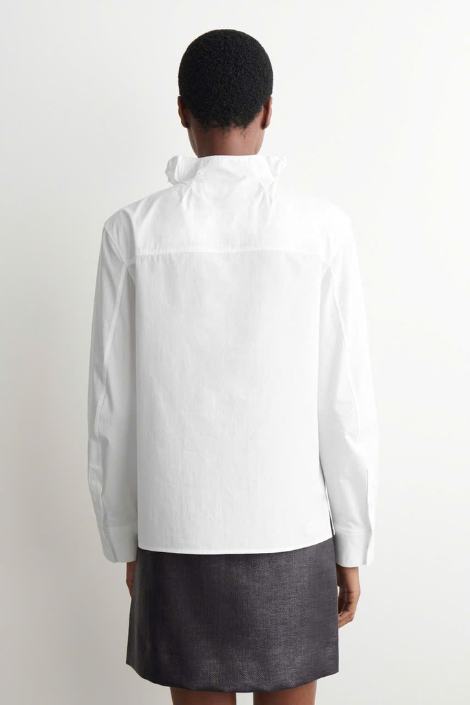 ÁO SƠ MI COS COTTON XẾP LY