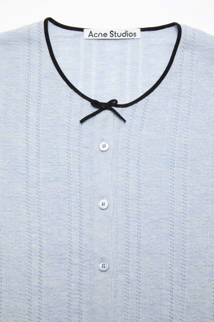 ÁO KHOÁC CARDIGAN ACNES STUDIO LỤA CÓ NƠ