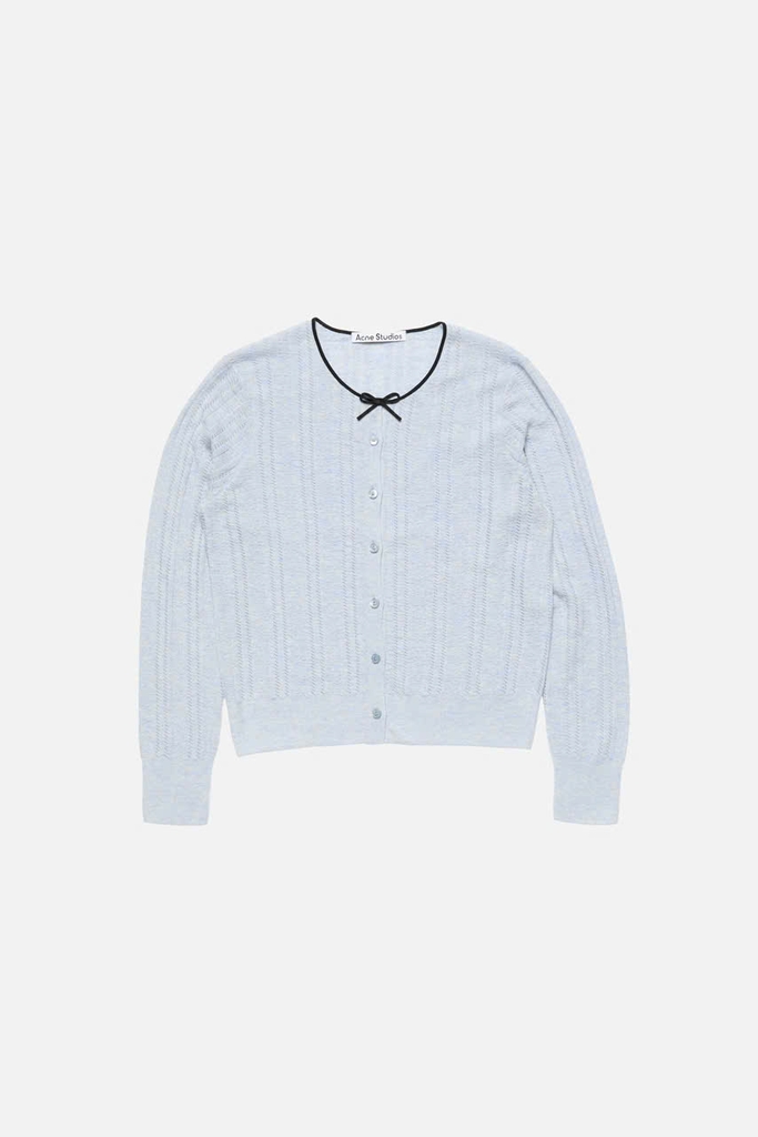 ÁO KHOÁC CARDIGAN ACNES STUDIO LỤA CÓ NƠ
