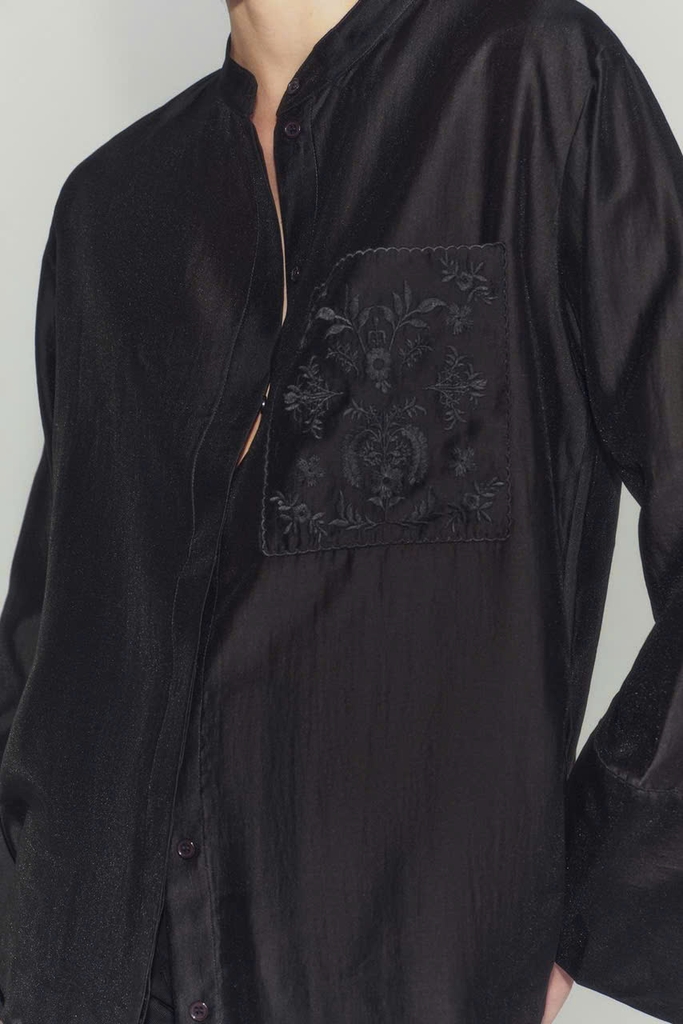 ÁO SƠ MI ZARA TÚI THÊU ZW COLLECTION